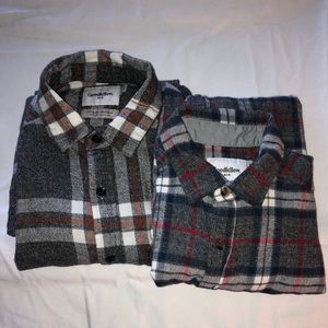 2 Goodfellow & Co Flannel Button downs! Very warm!